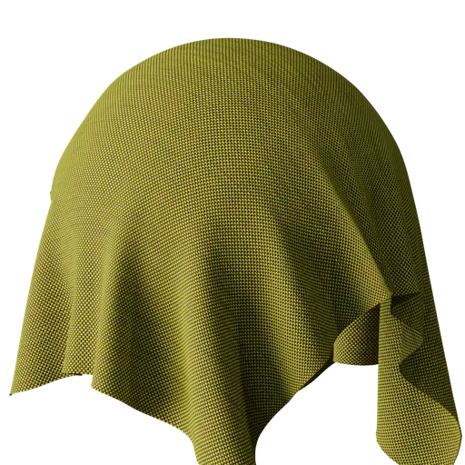 Yellow Woven Fabric