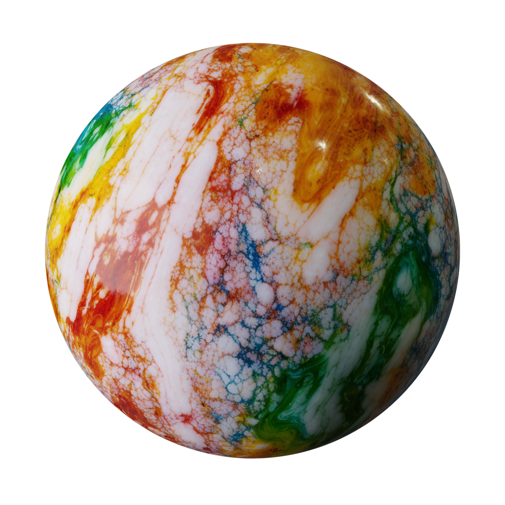 BlenderKit | Download the FREE Colorful Marble material