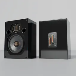 Hi Fi Audio Monitor 7 inch black pearl