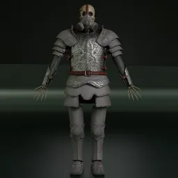 Skeleton and Armor Knight