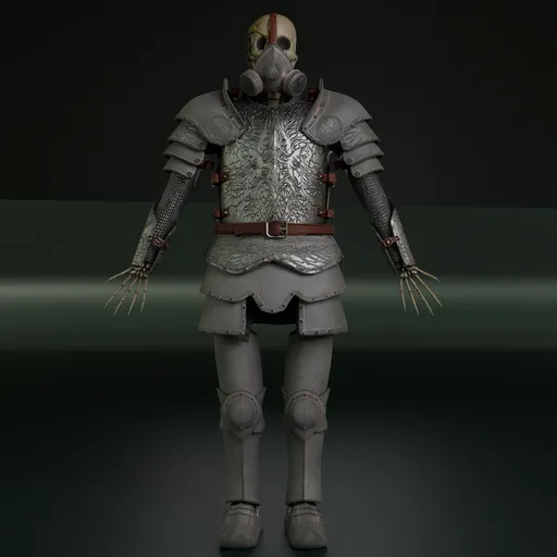 Skeleton and Armor Knight
