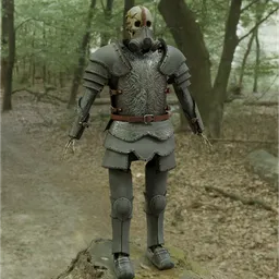 Skeleton and Armor Knight