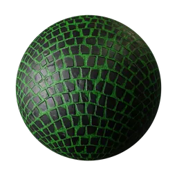 Stylized Reptile Scale Tiles