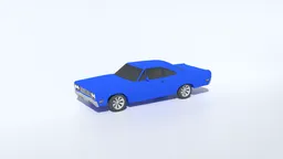 Low Poly Plymouth Roadrunner