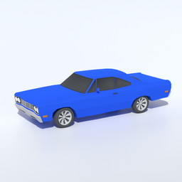 Low Poly Plymouth Roadrunner