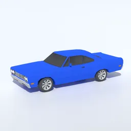 Low Poly Plymouth Roadrunner