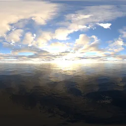 Red sunset light cloud 16k