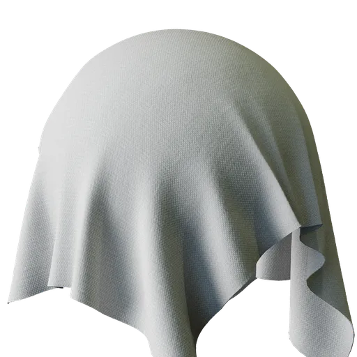 Plain white fabric