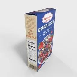 Whole Grain Oats Porridge Box
