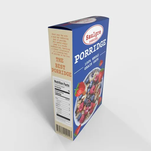 Whole Grain Oats Porridge Box