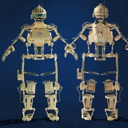 Robotic military armor