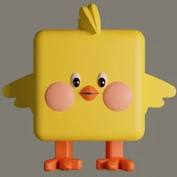 Yellow Chick Cube