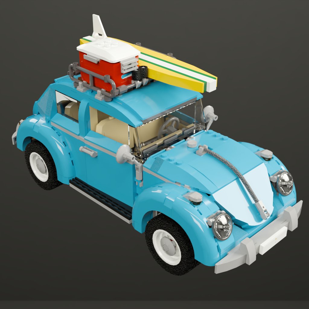 Lego Volkswagen Beetle | Toys models | BlenderKit