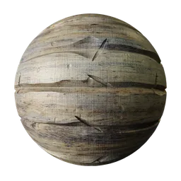 Stylised Wood Planks Aged