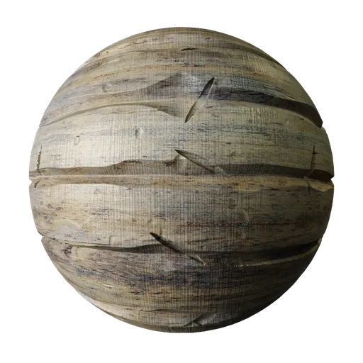 Stylised Wood Planks Aged