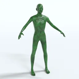 Alien Character Rigged