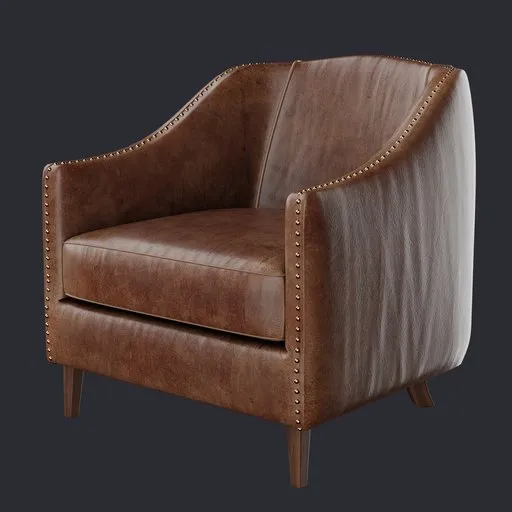 Classic Leather Club Chair