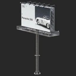 Road And Street Two Sided Billboard