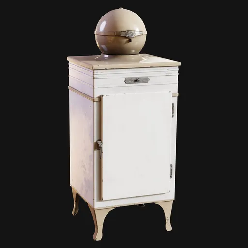 1930s Globe-Top Refrigerator Worn