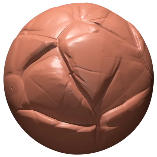 Vector Displacement Map sculpting brush for creating realistic rock textures in 3D models, compatible with Blender.