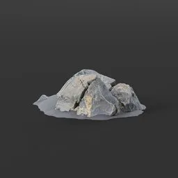 Black Rock Beach Sand PBR Scan C