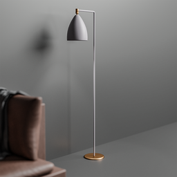Spot Floor Lamp - Gray and Gold