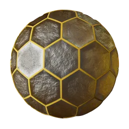 Procedural hexagon honey