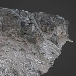 Rocky Cliff Photoscan