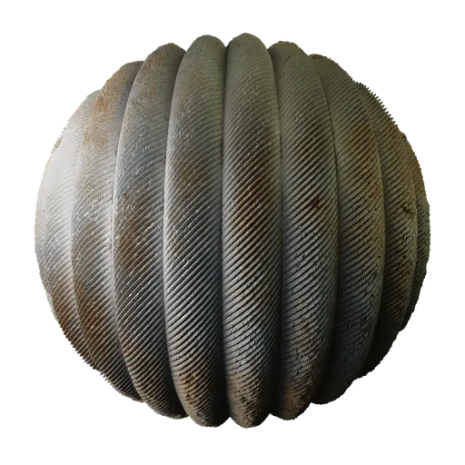 Worn Industrial Ribbed