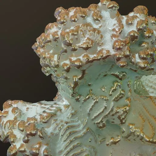 Detailed voronoi pattern on 3D Blender model with pearl material, ideal for motion design, showcasing smooth animation.