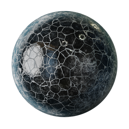 Procedural Cracked Ice | FREE ice materials | BlenderKit