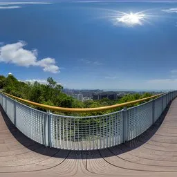 Daytime mountain corridor