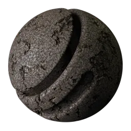 Deep Cracked Rock