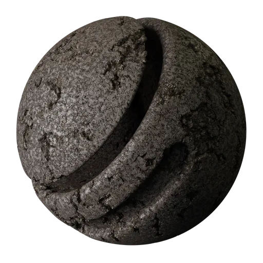 Deep Cracked Rock