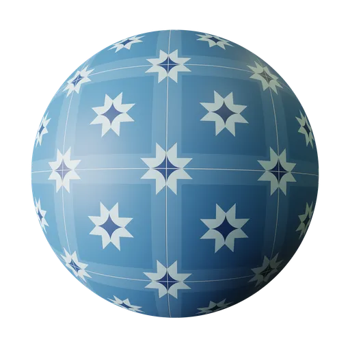 Blue pool tile