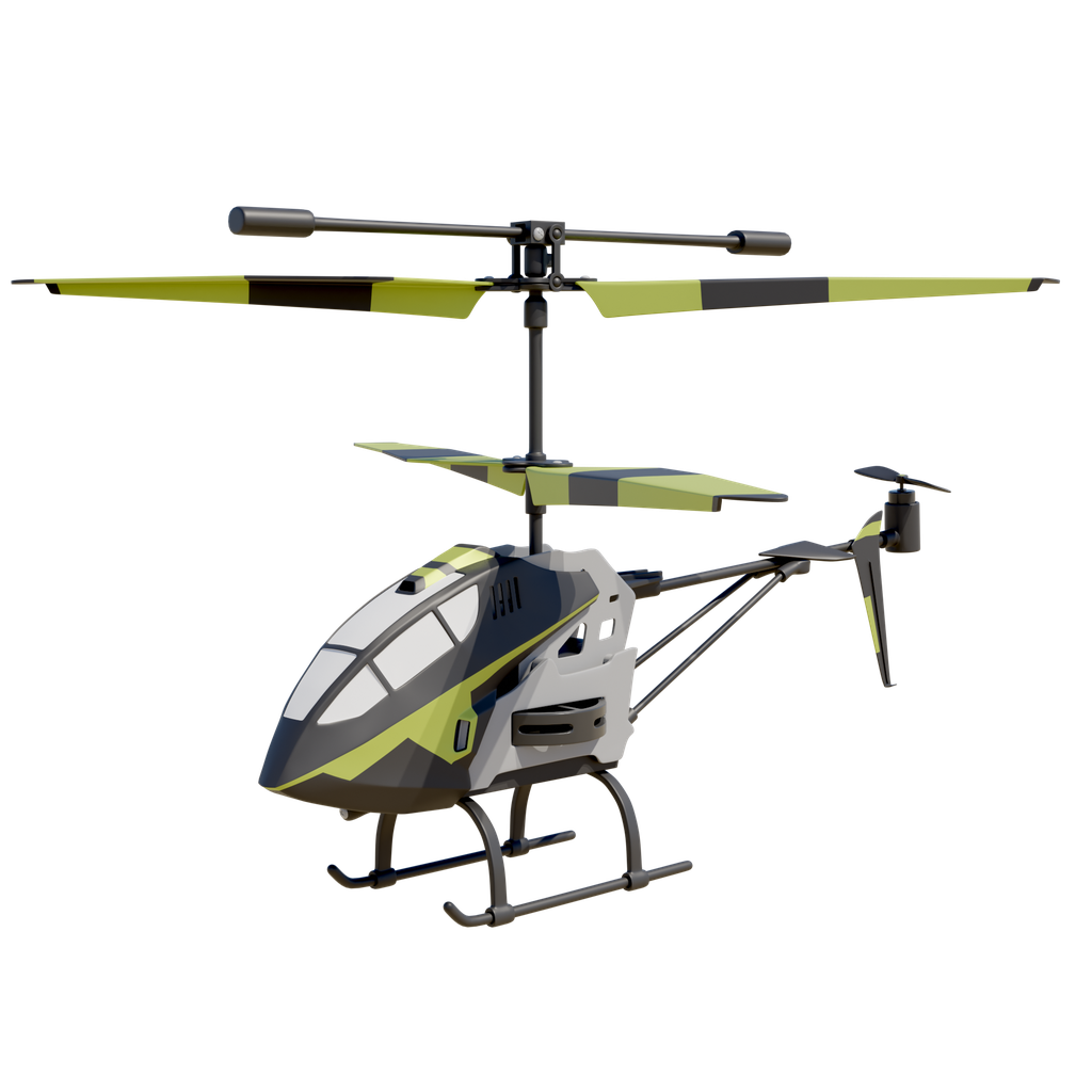 ToyHelicopter FREE Military Aircraft models BlenderKit
