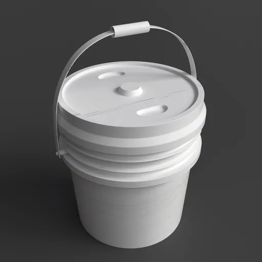 Cylindrical barrel bucket