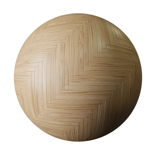 High-quality PBR parquet texture for 3D modeling, perfect for Blender and other 3D applications.