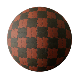 Zigzag Unipaver Blocks checker Basketweave