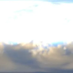 Bright cloud reflection