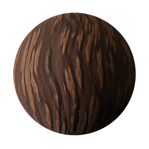 Stylized Weathered Wood Bark