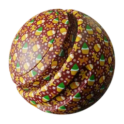 Golden Ornament Wrapping Paper