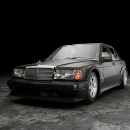 Mercedes 1990 190E Scene