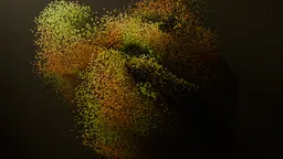 Organic Point Cloud Scatter