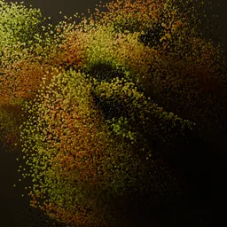 Organic Point Cloud Scatter