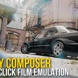 Lazy Composer: One-Click Film Emulation Addon