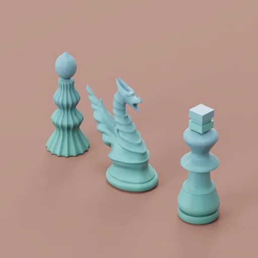 Custom chess pieces