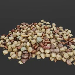Pile of Photocanned dog food