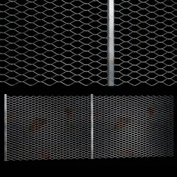 Unmodified metal Fence