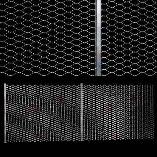 Unmodified metal Fence